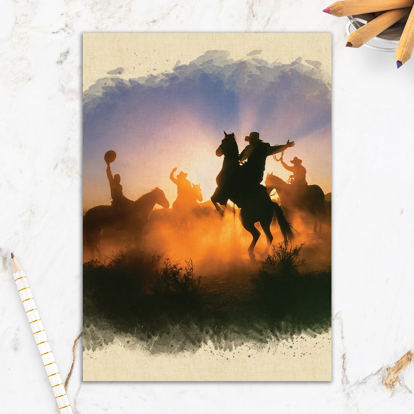 564-IOPW0406L |BD/Circle of Cowboys