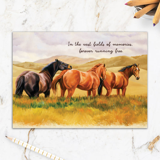 564-IOPW0428L |PSY/Horses in Field