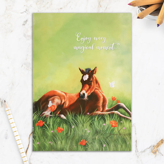 564-IOPW0430L |NB/Foal in Flowers