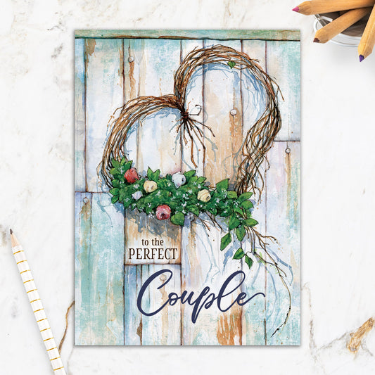 564-IOPW0431L | WD/Rustic Heart Wreath