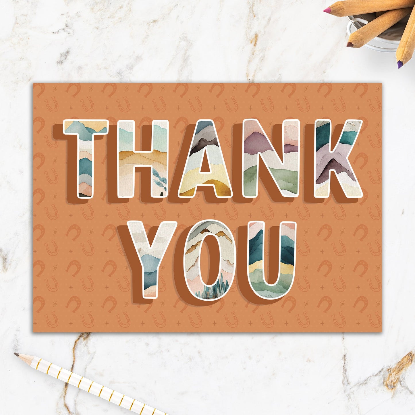 564-IOPW0444L | TY/Thank You Horseshoes