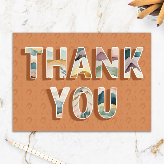 564-IOPW0444L | TY/Thank You Horseshoes