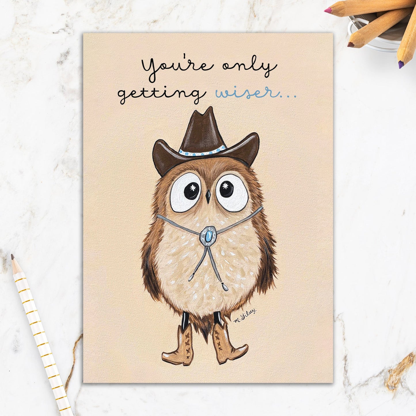 564-IOPW0815L | BD/Cowboy Owl