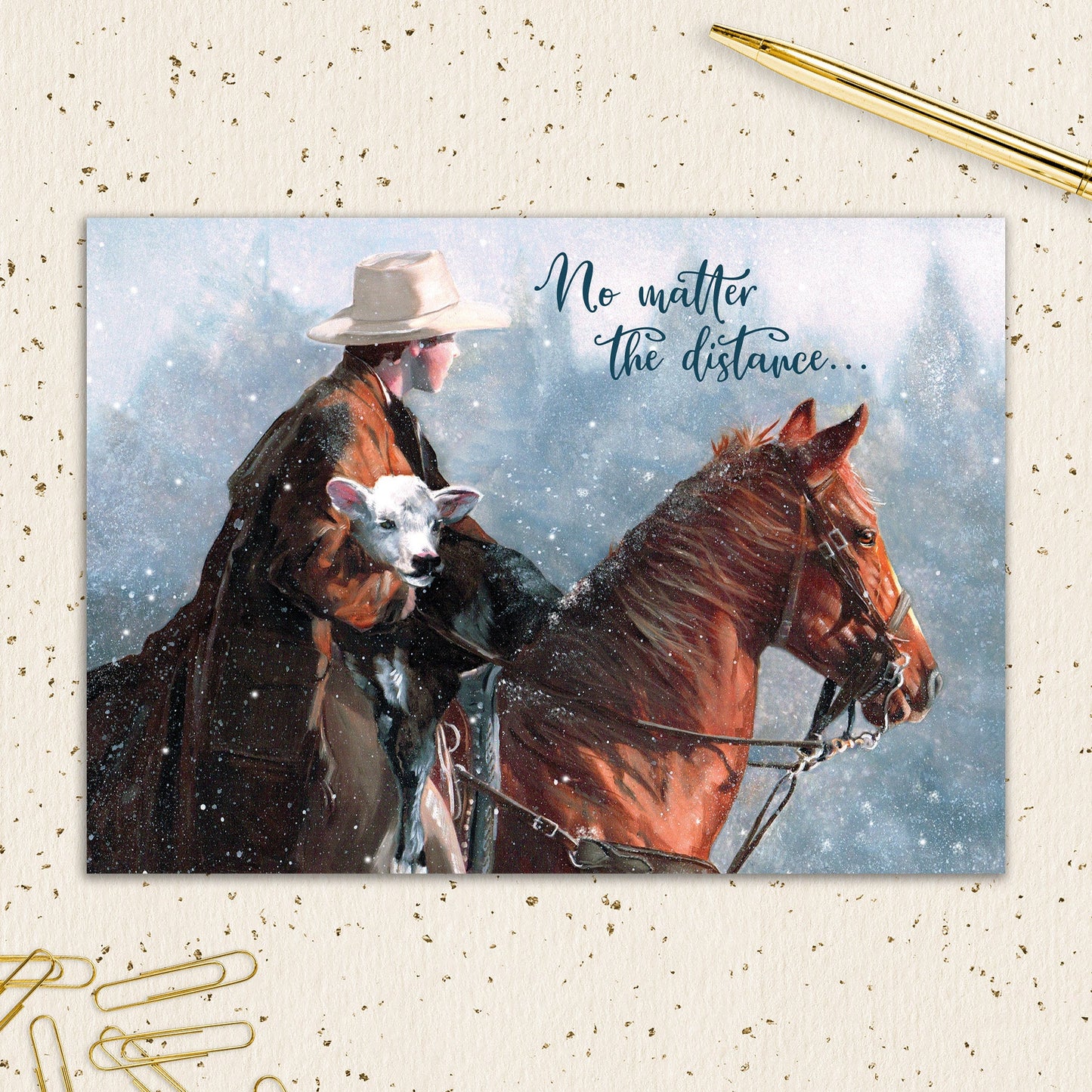 8564-IOPWOX0797S | XM/Cowboy With Calf