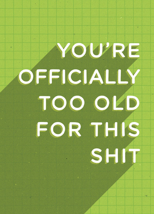 523-LBF0075 | RT/Officially Too Old