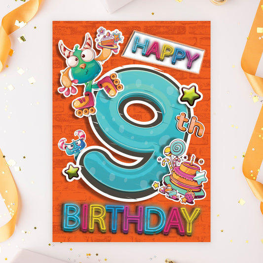 363-MLST0009A | ABD9/Nine Sticker