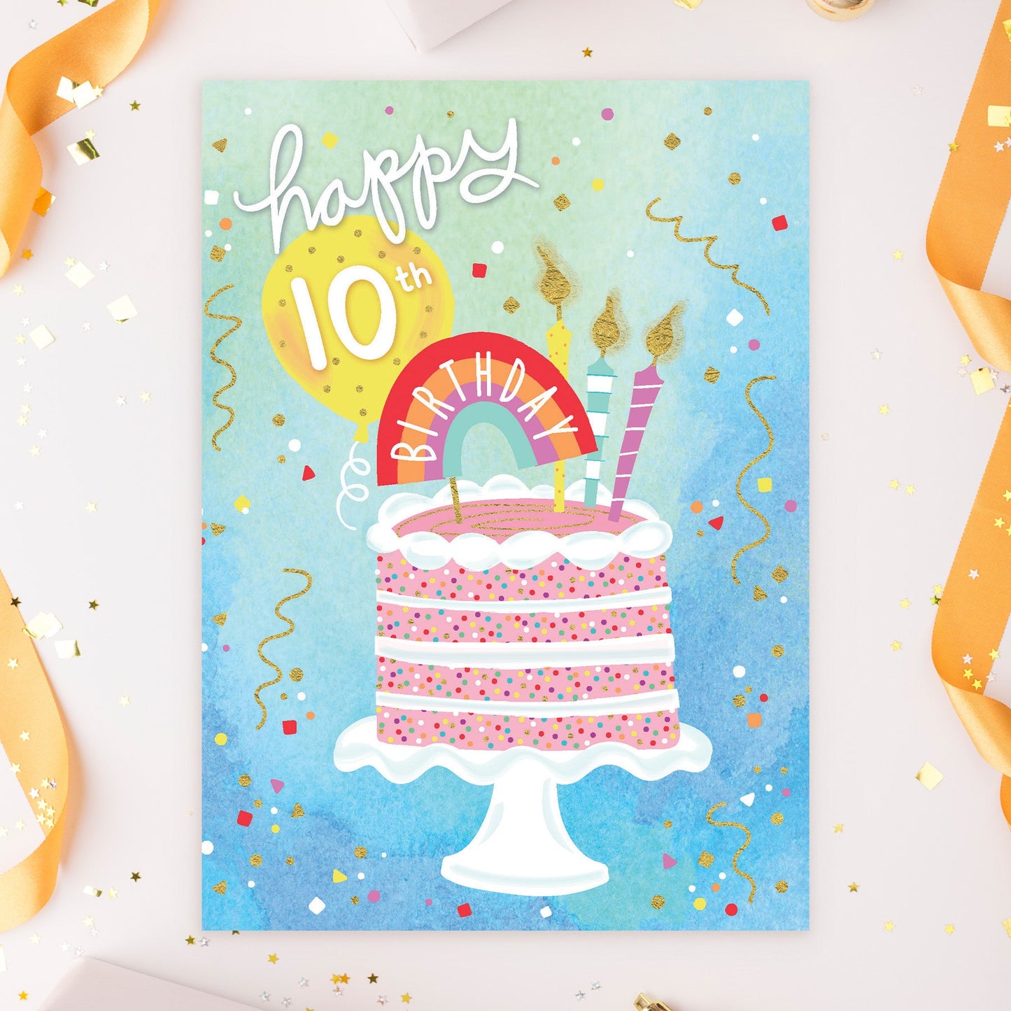 363-MLST0010C | ABD10/Happy 10th Cake
