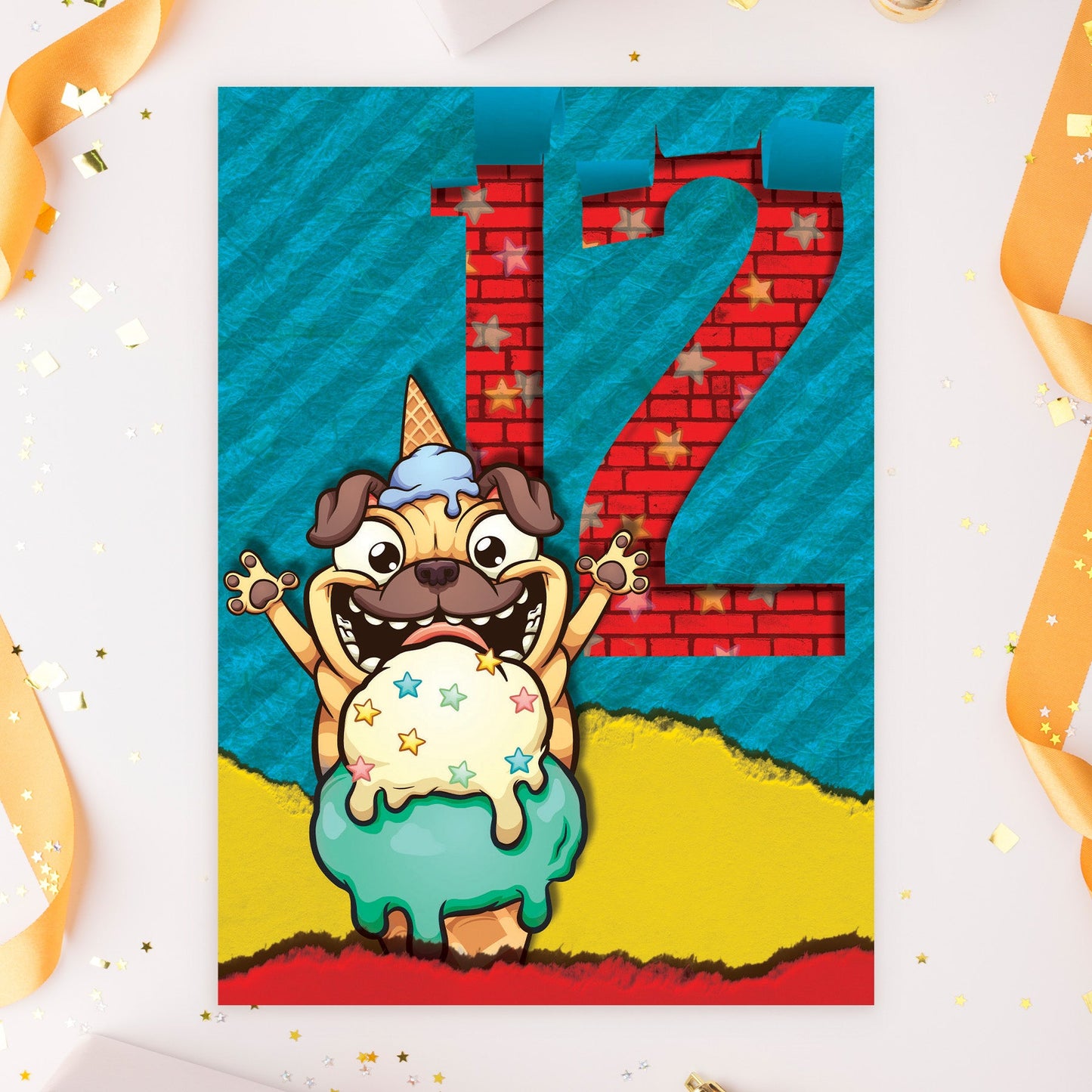 363-MLST0012A | ABD12/Twelve Ice Cream Dog