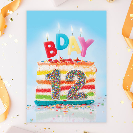 363-MLST0012D | ABD12/12th Birthday Cake