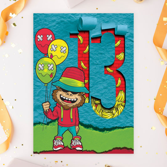 363-MLST0013A | ABD13/13 Monkey Balloons