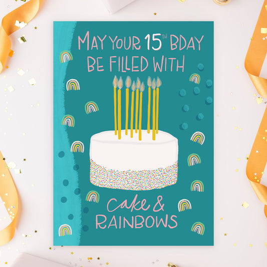 363-MLST0015C | ABD15/Fifteen Cake & Rainbows