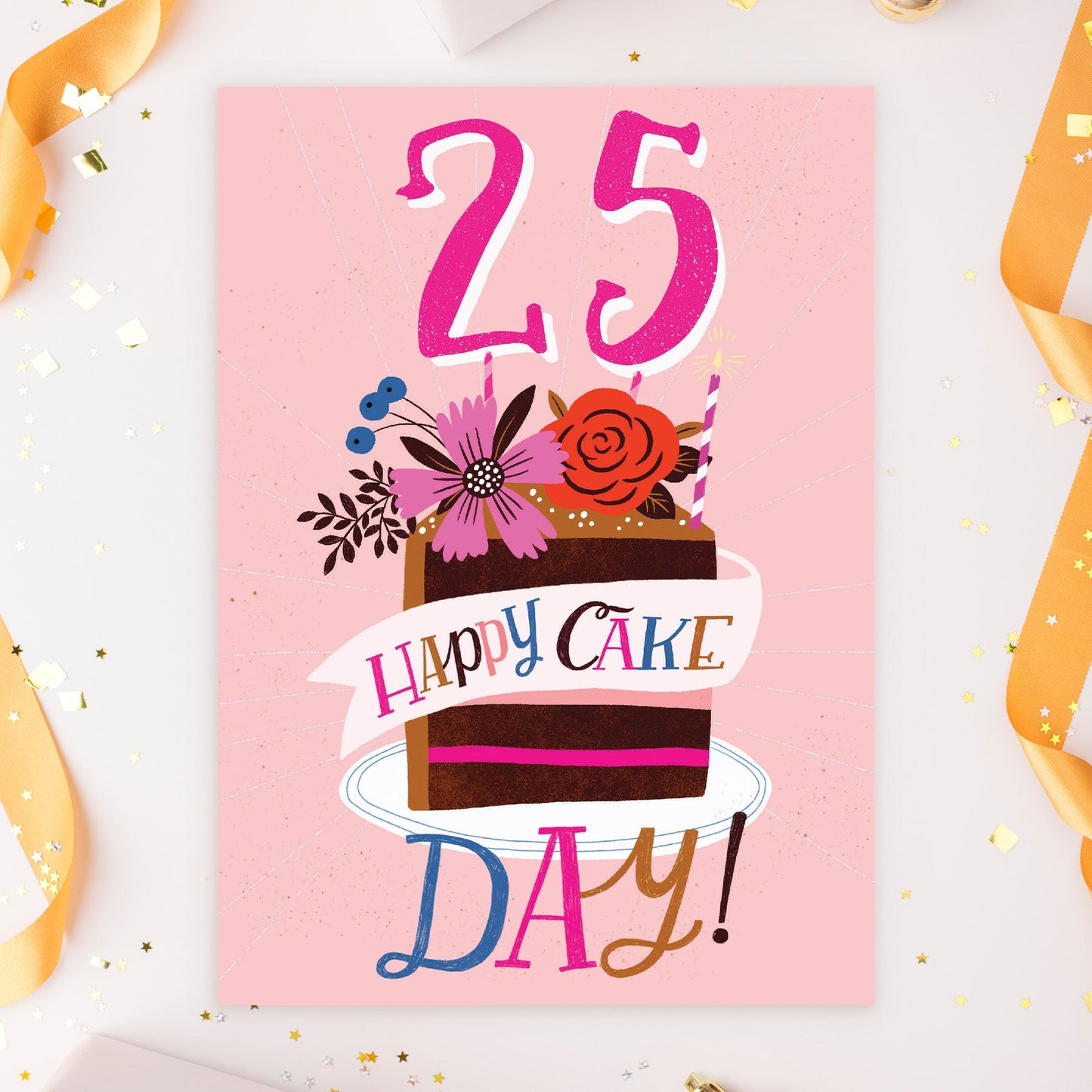 363-MLST0025B | ABD25/Happy 25th Cake Day