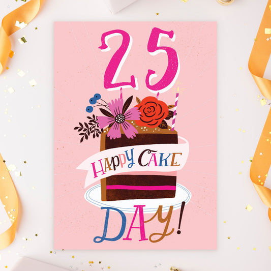 363-MLST0025B | ABD25/Happy 25th Cake Day