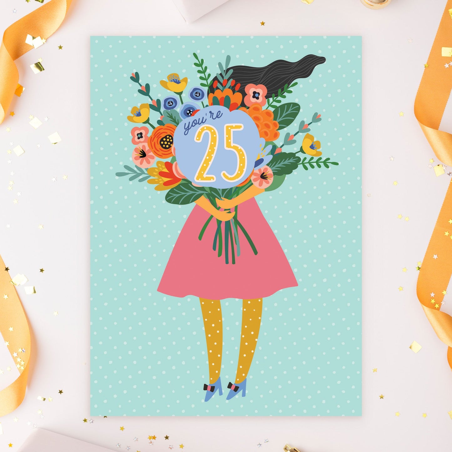 363-MLST0025D | ABD25/Girl With Flowers 25th