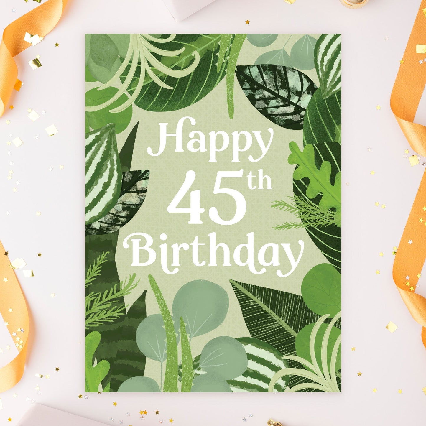 363-MLST0045D | ABD45/Leafy 45th Birthday