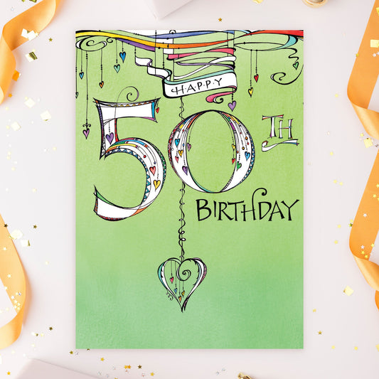 363-MLST0050D | ABD50/Happy 50th Green