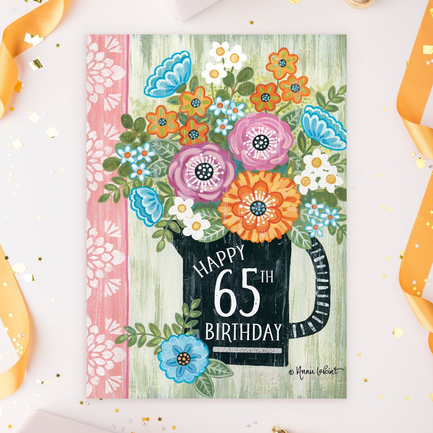 363-MLST0065A | ABD65/65th Bday Flowers