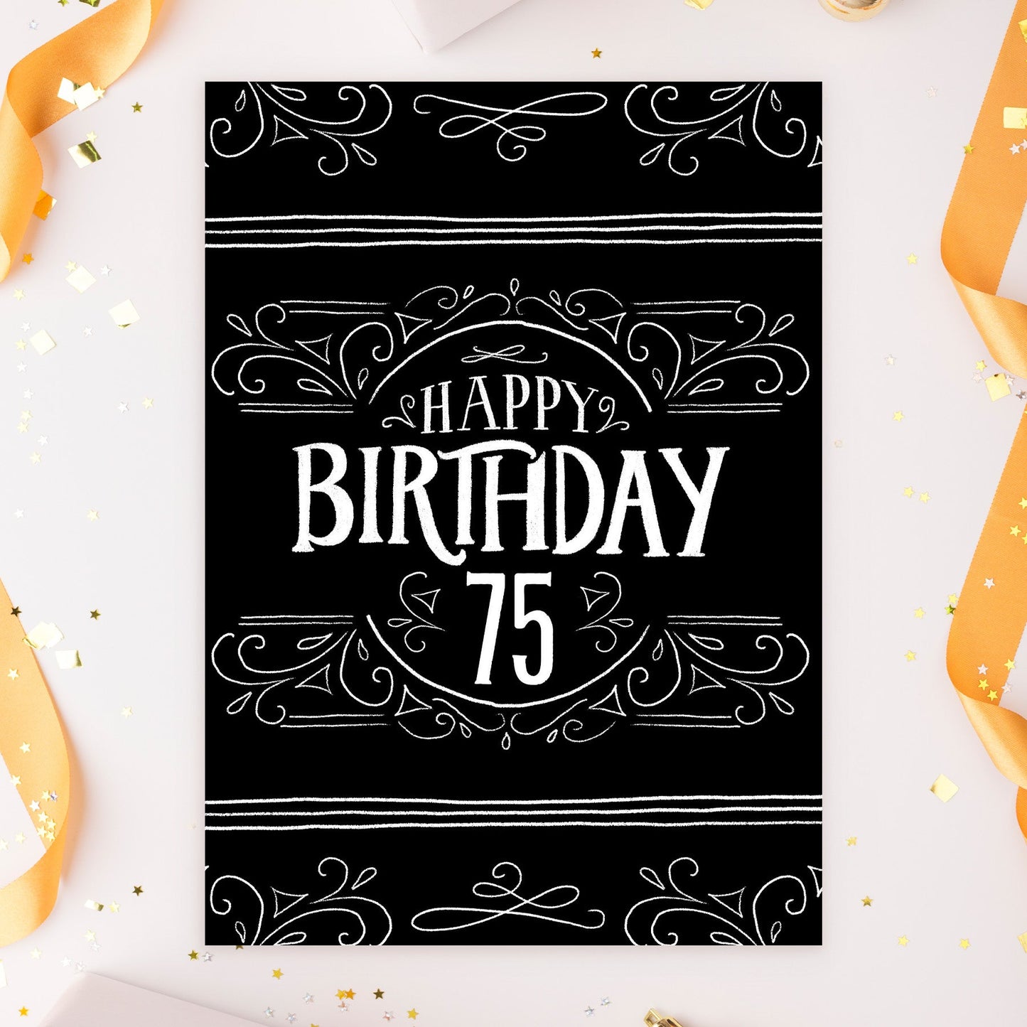 363-MLST0075A | ABD75/Chalkboard 75th