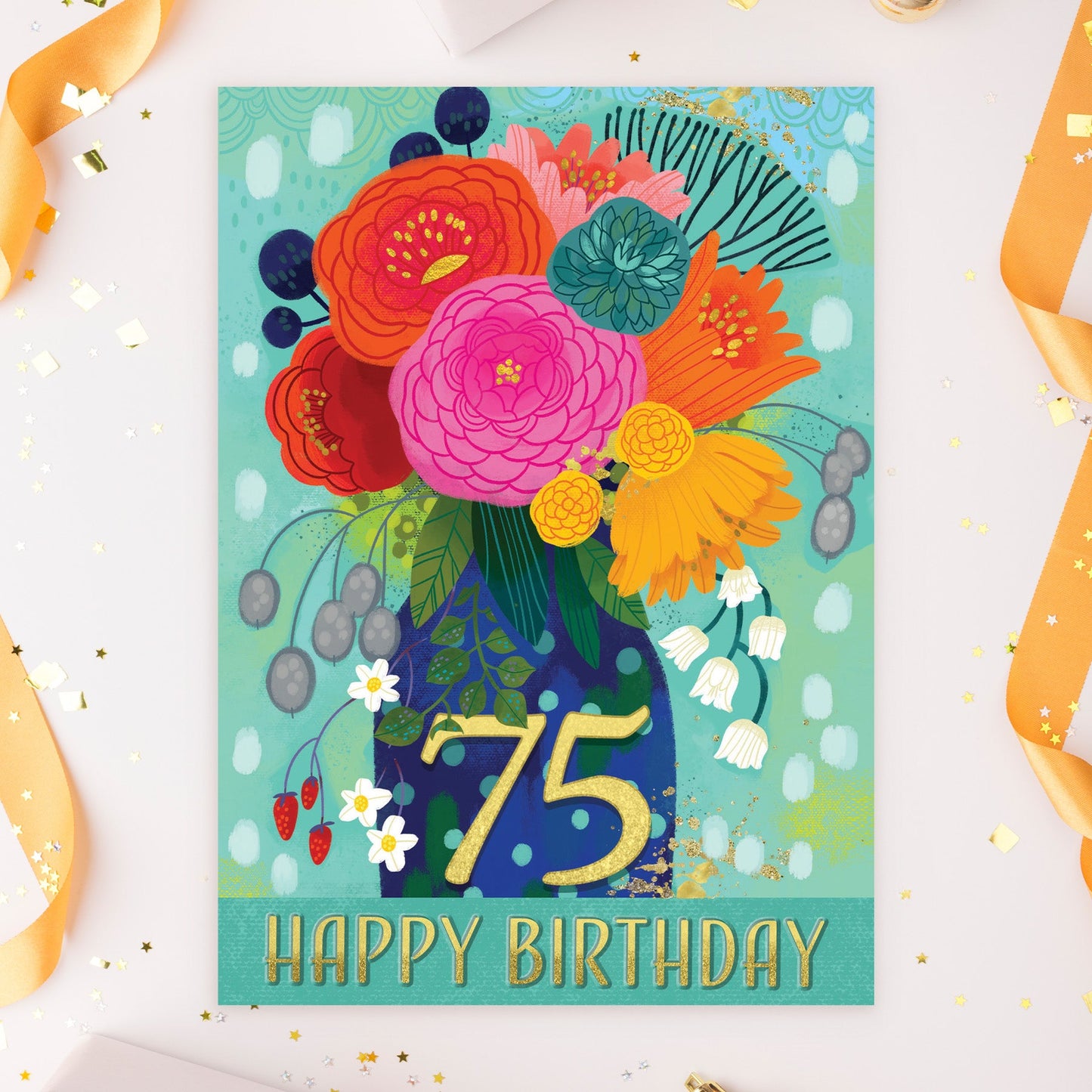 363-MLST0075D | ABD75/Floral Vase With 75