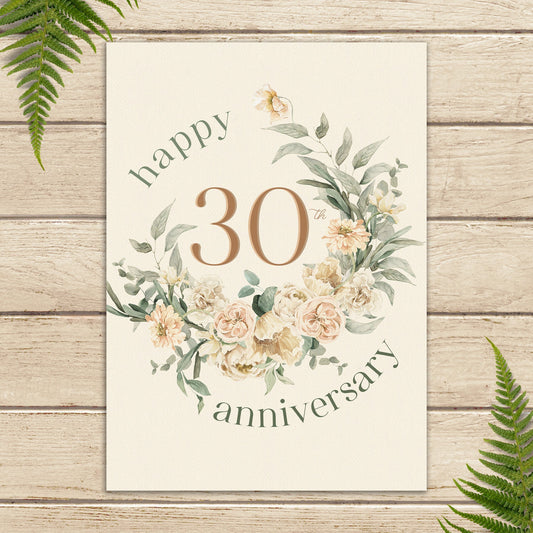 363-MLST0130A | AN/30 Years Floral