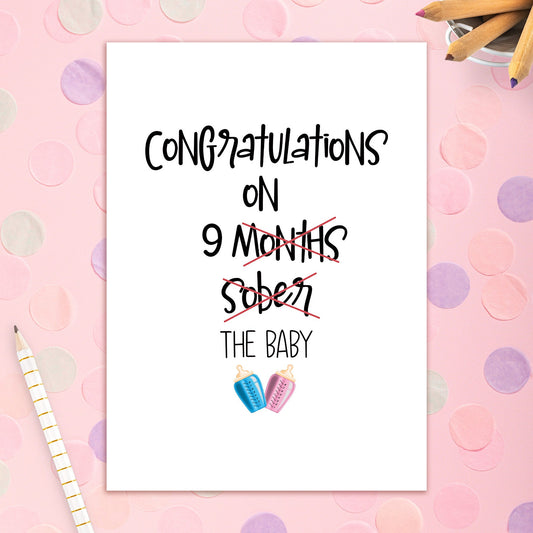 3492-NB003 | NB/Congrats on 9 Months