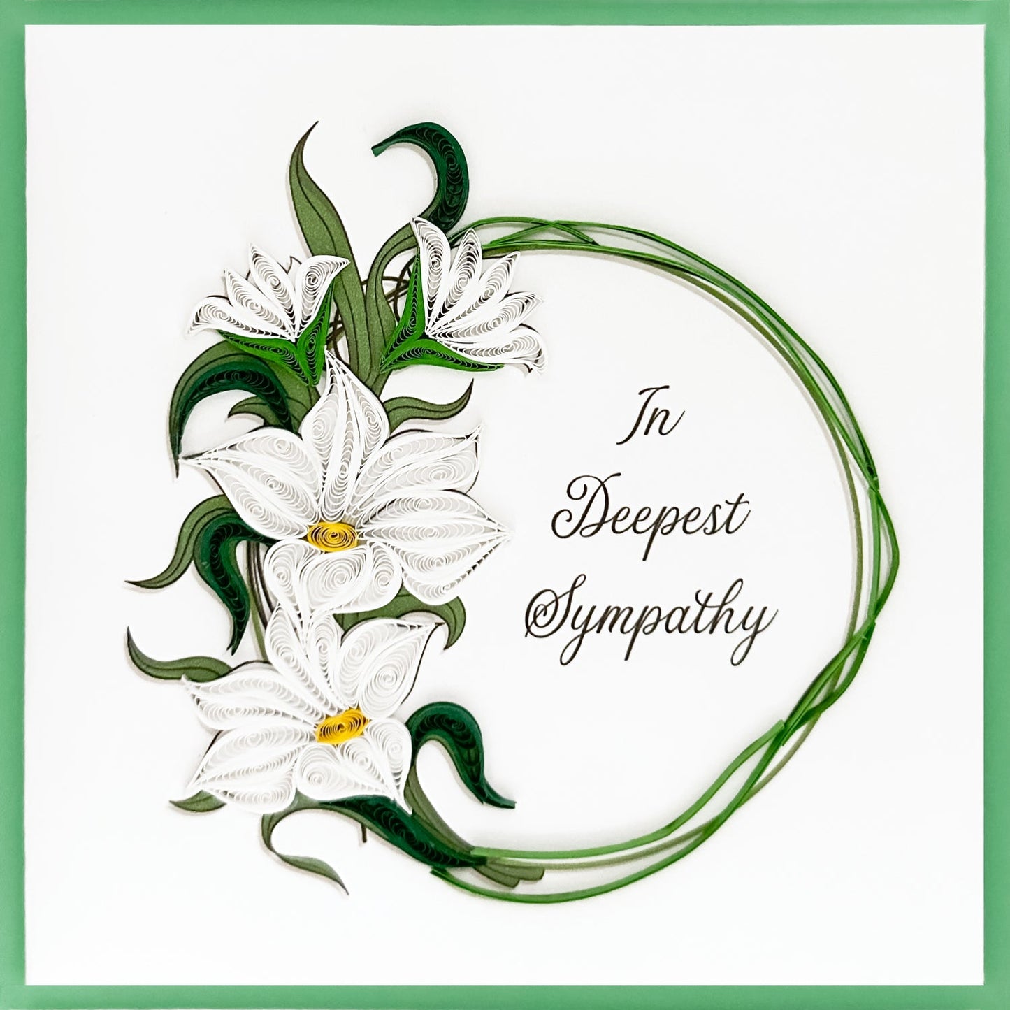 644-QUILL0027 | SY/White Wreath