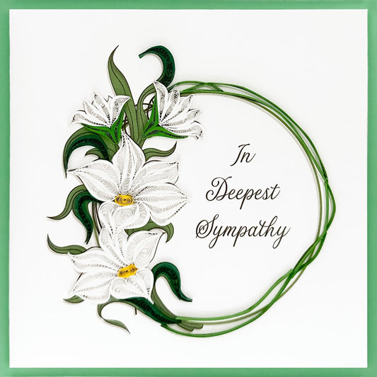 644-QUILL0027 | SY/White Wreath