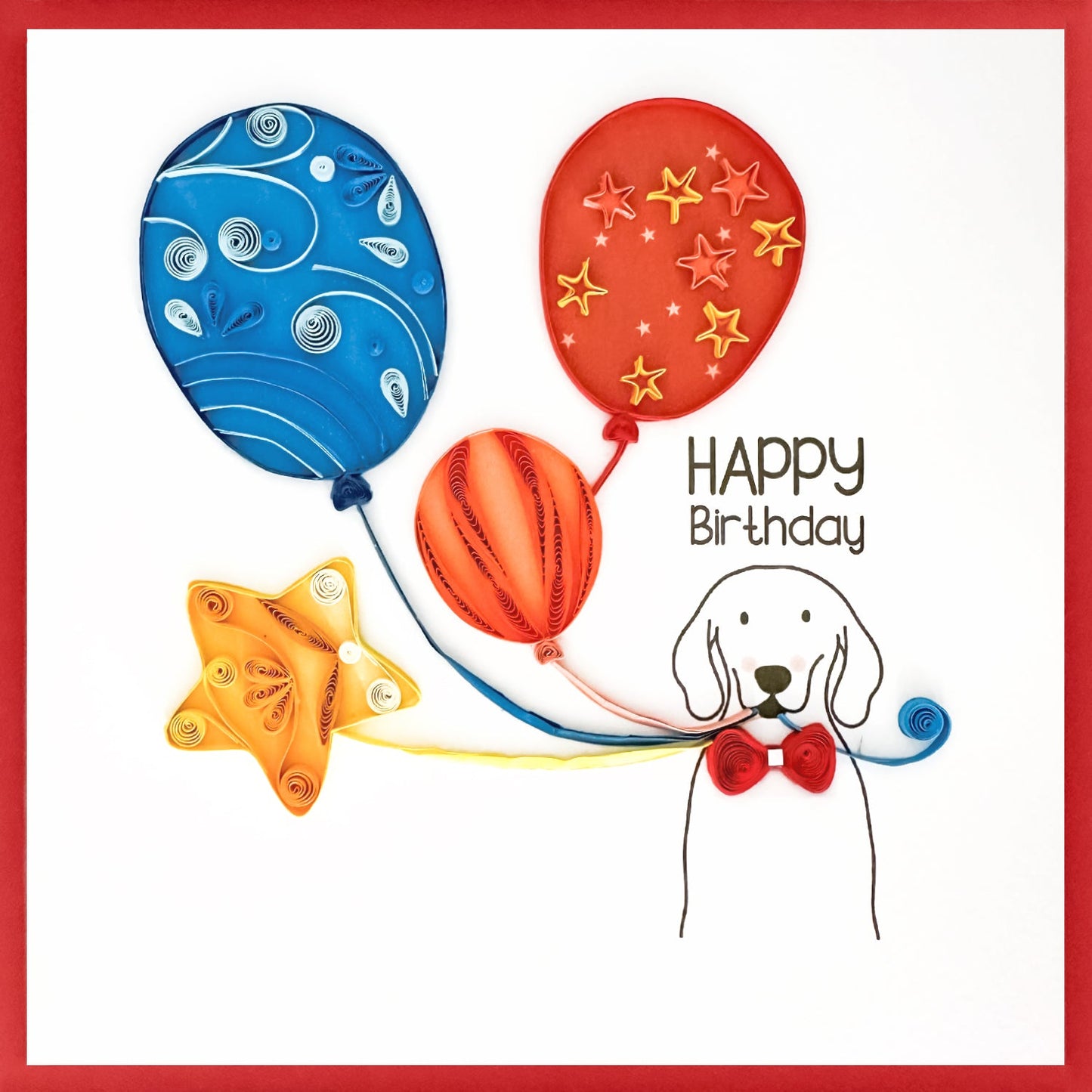 644-QUILL0075 | BD/Dog Balloons