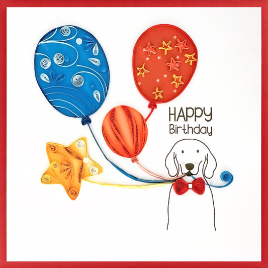644-QUILL0075 | BD/Dog Balloons