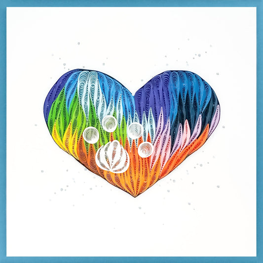 644-QUILL0077 | PSY/Paw Print Heart