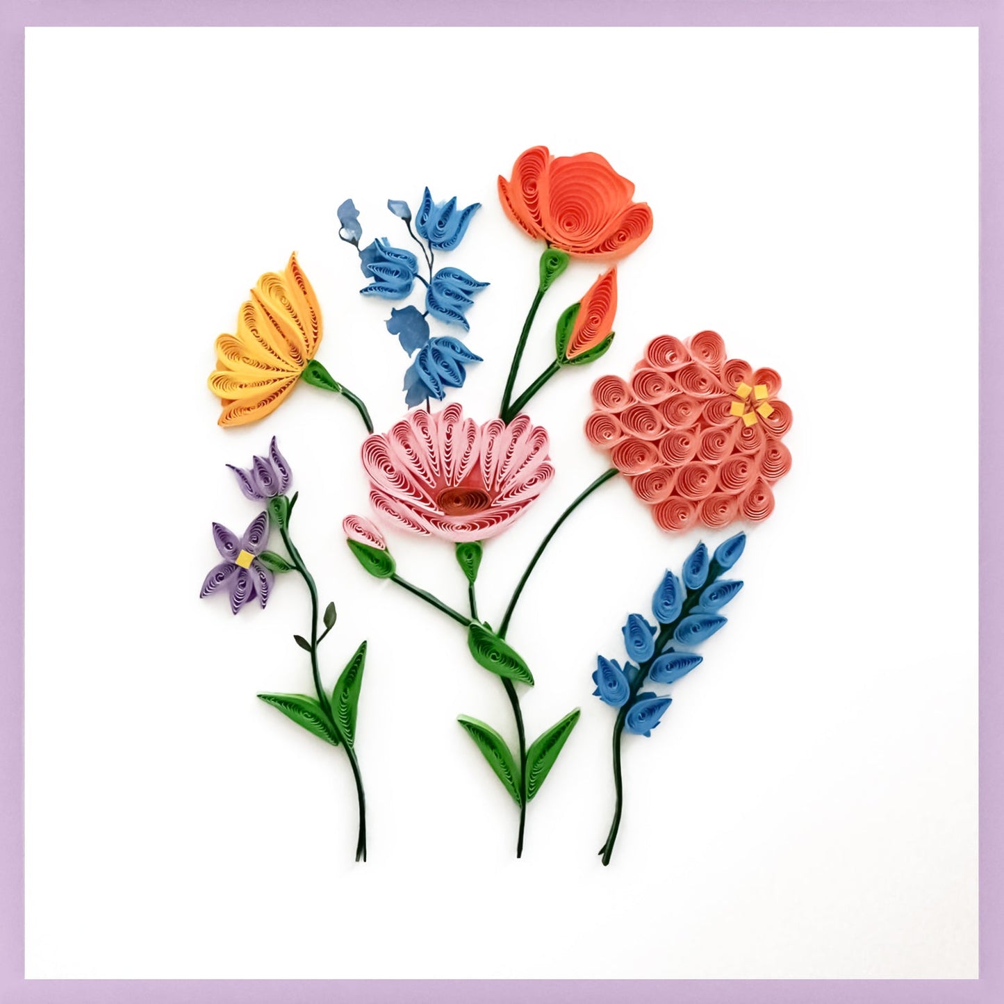 644-QUILL0089 | BL/Wildflowers