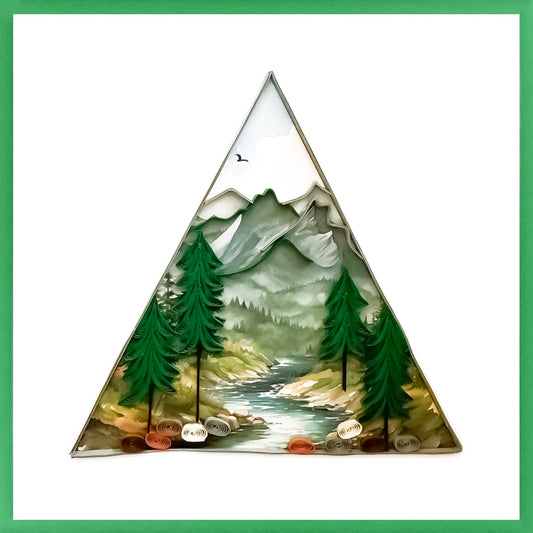 644-QUILL0091 | BD/Mountain Scene