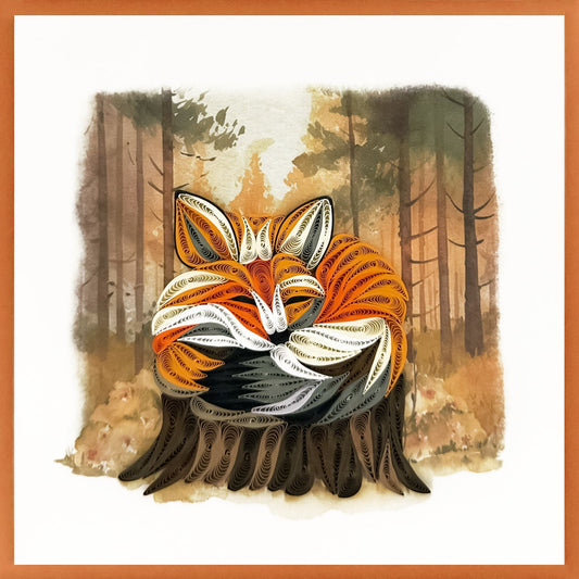 644-QUILL0127 | BL/Sleeping Fox