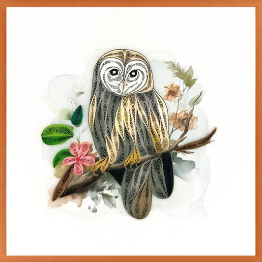 644-QUILL0137 | BL/Barn Owl