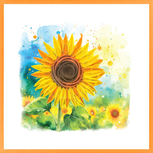 644-QUILL0173 | BL/Sunflower Field