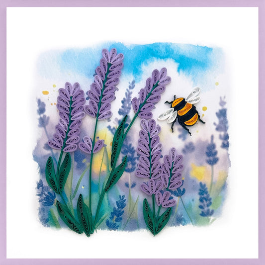 644-QUILL0177 | BL/Bee Lavender