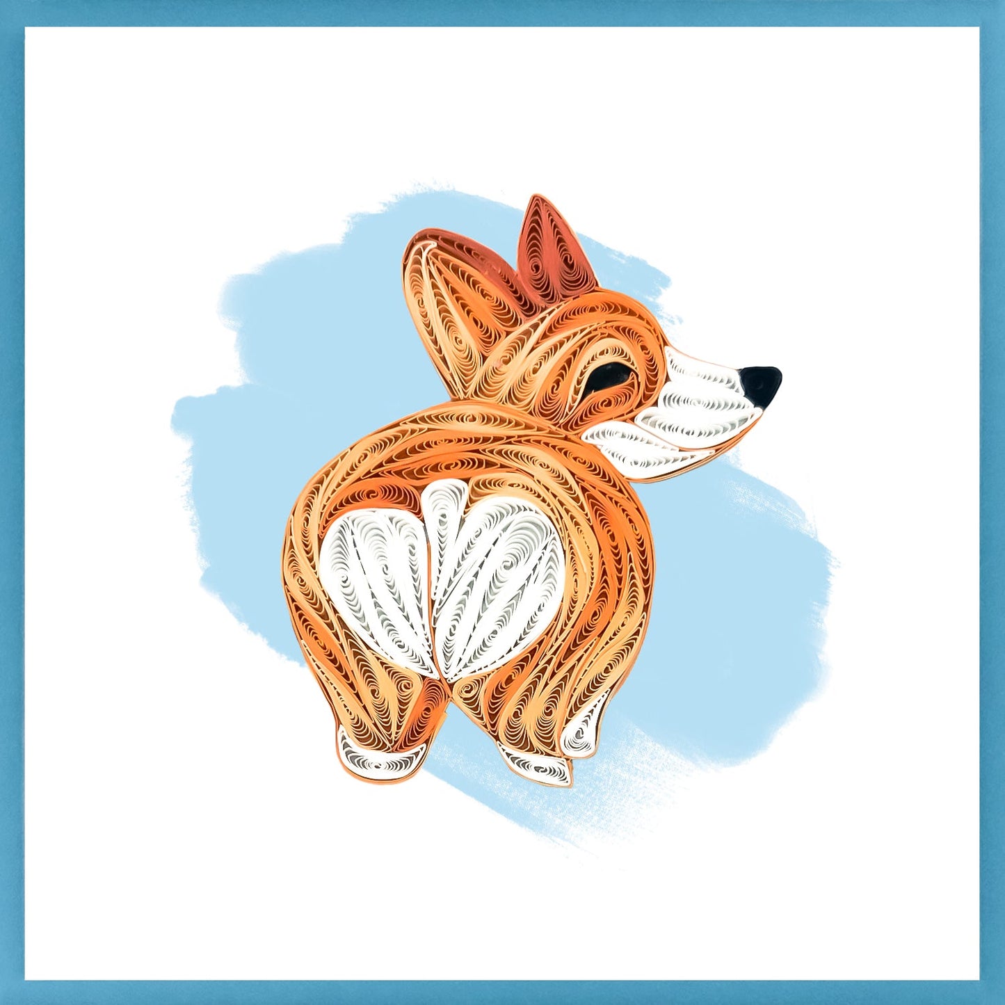 644-QUILL0181 | BL/Corgi