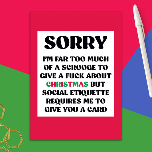 86723-RAN 149 | XM/Too Much of a Scrooge