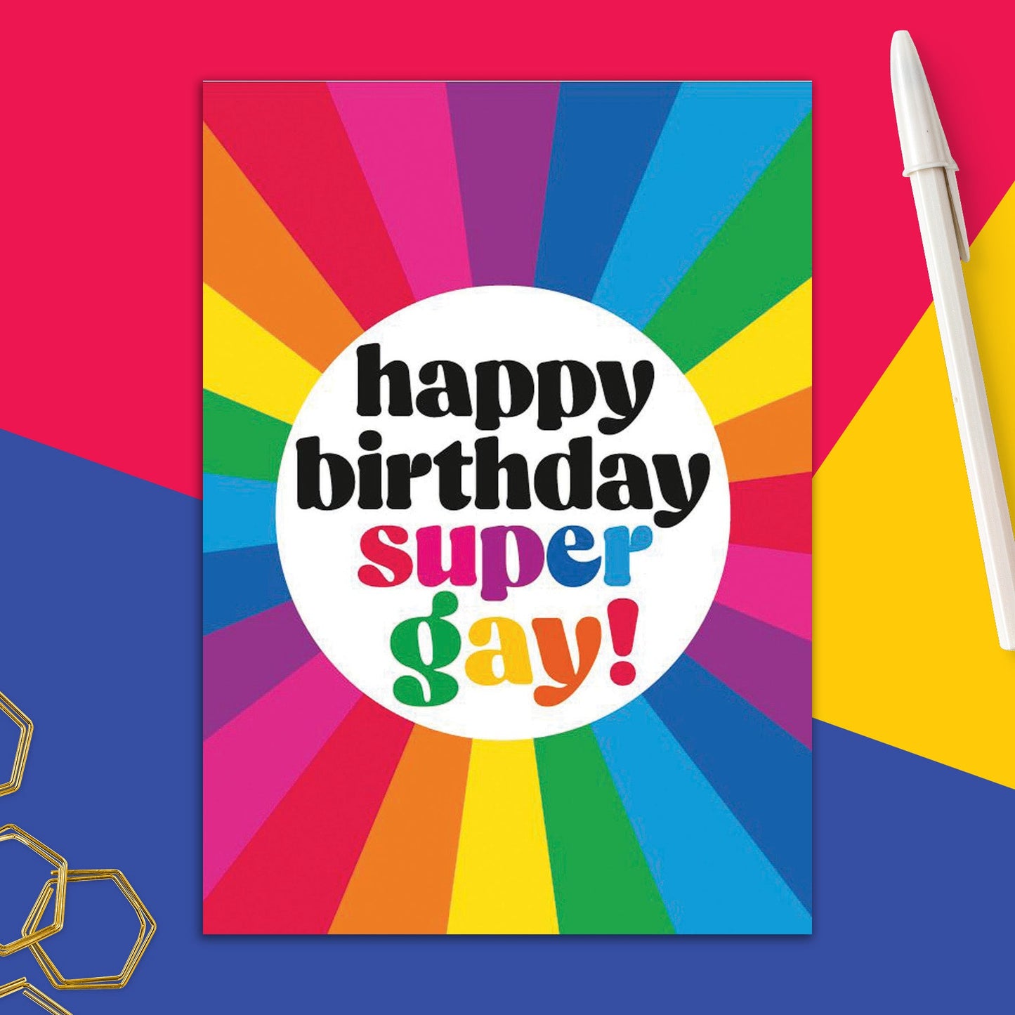 6723-RAN 165 | BD/Happy Birthday Super Gay