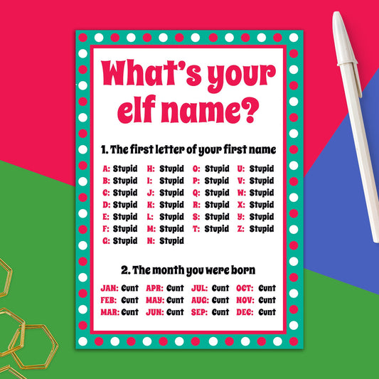 86723-RAN 45 | XM/Elf Name