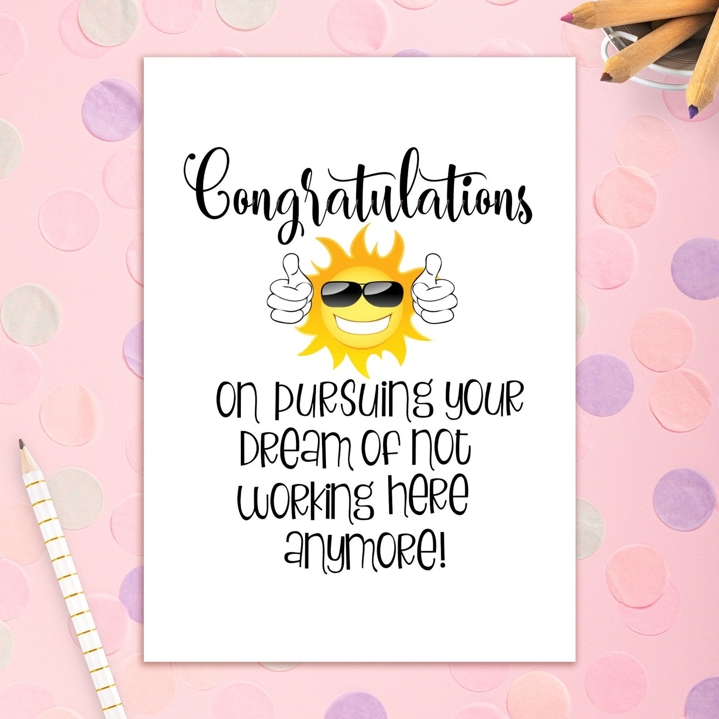 3492-RT001 | RT/Congrats On Your Dream