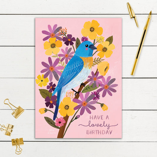 564-SIOPE0884S | BD/Lovely Birthday Blue Bird