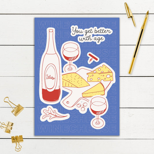 564-SIOPE0896L | BD/Wine And Cheese