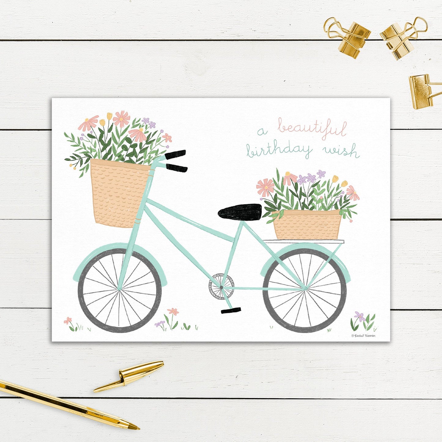 564-SIOPE0924L | BD/Blue Flower Bike