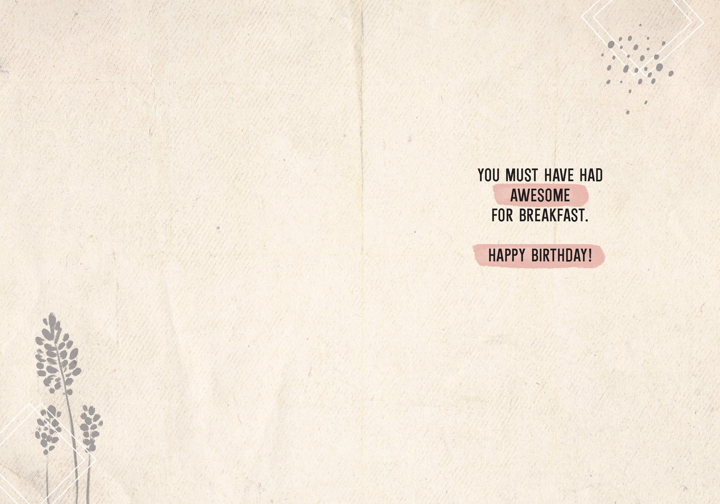 7865-TROU0028 | BD/You Are What You Eat