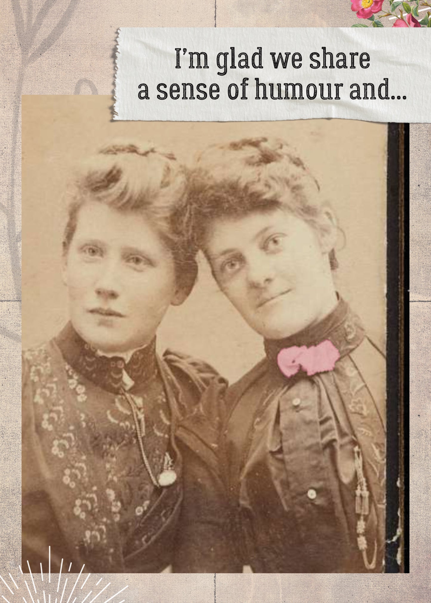 7865-TROU0033 | BD/We Share A Sense Of Humour