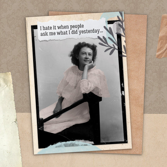 7865-TROU0037 | ED/What Did I Do Yesterday