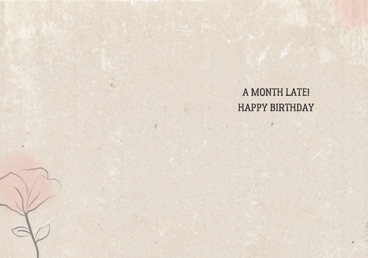 7865-TROU0057 | BD/A Month Late