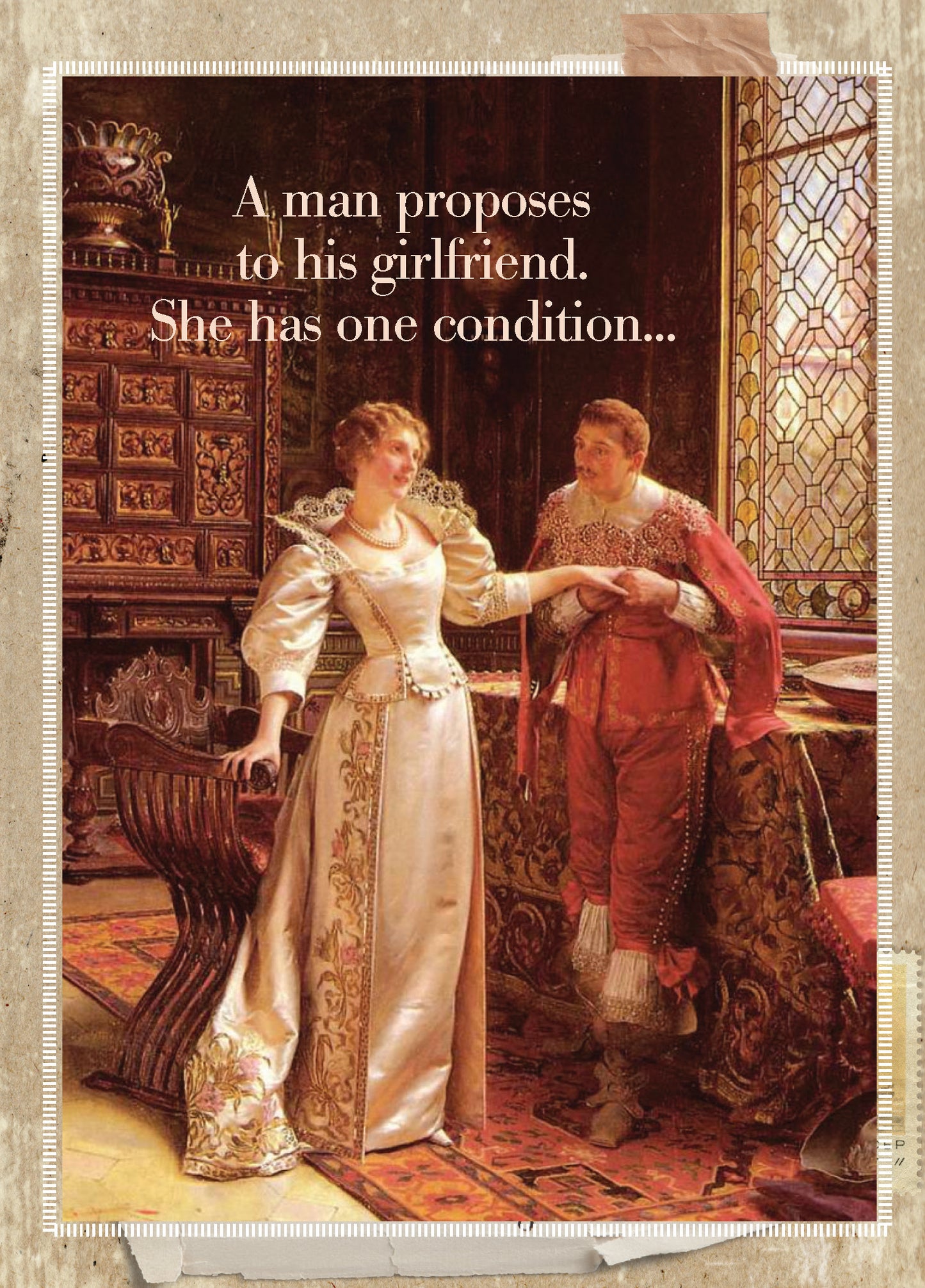 7865-TROU0073 | WD/A Man Proposes