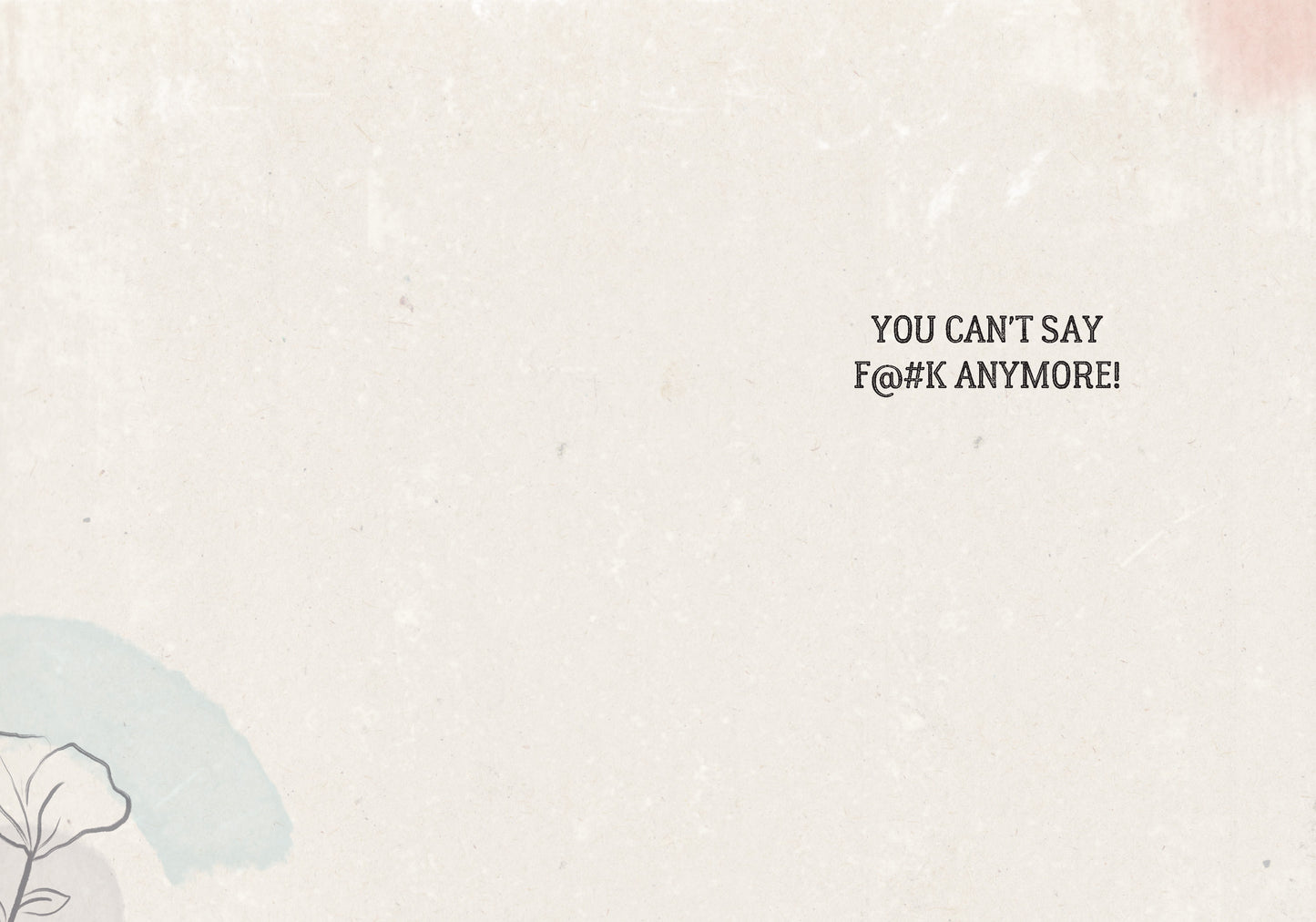 7865-TROU0077 | NB/Say F@#K Anymore